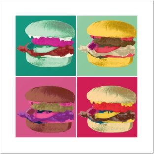 Pop Art Burger #1 Posters and Art